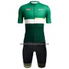 Set Fietsshirt + Korte Koersbroek 2022 LA Vuelta Sierra Nevada Groen Wit